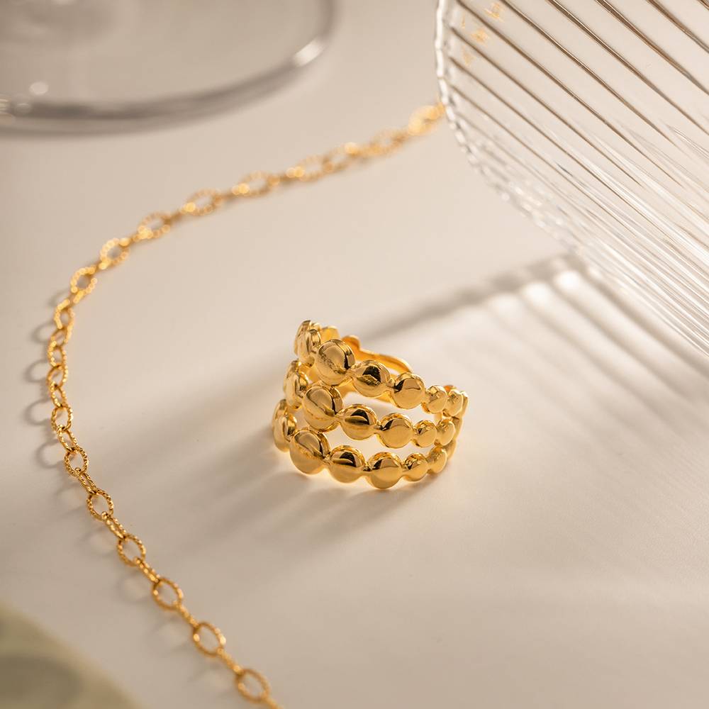 Labyrinth Gold Ring : LabyrinthGoldRing-JD-RG-SG-06