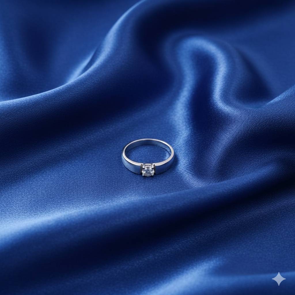 925 Pure Silver Zircon Studded Men'S Ring-Lr1261 : LR1261