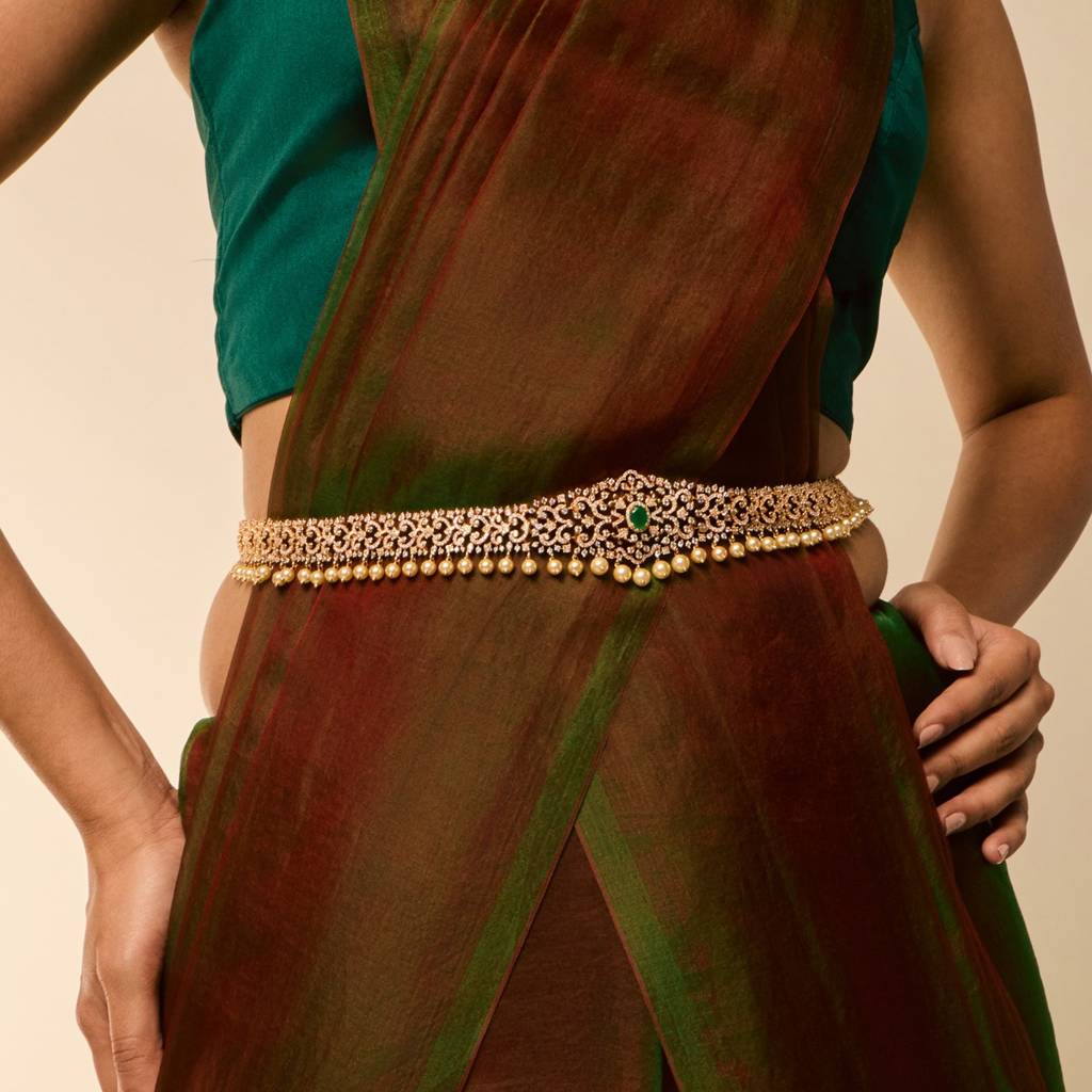 Gold Plated - Bridesmaid Zircon Belt - 462527 : 462528