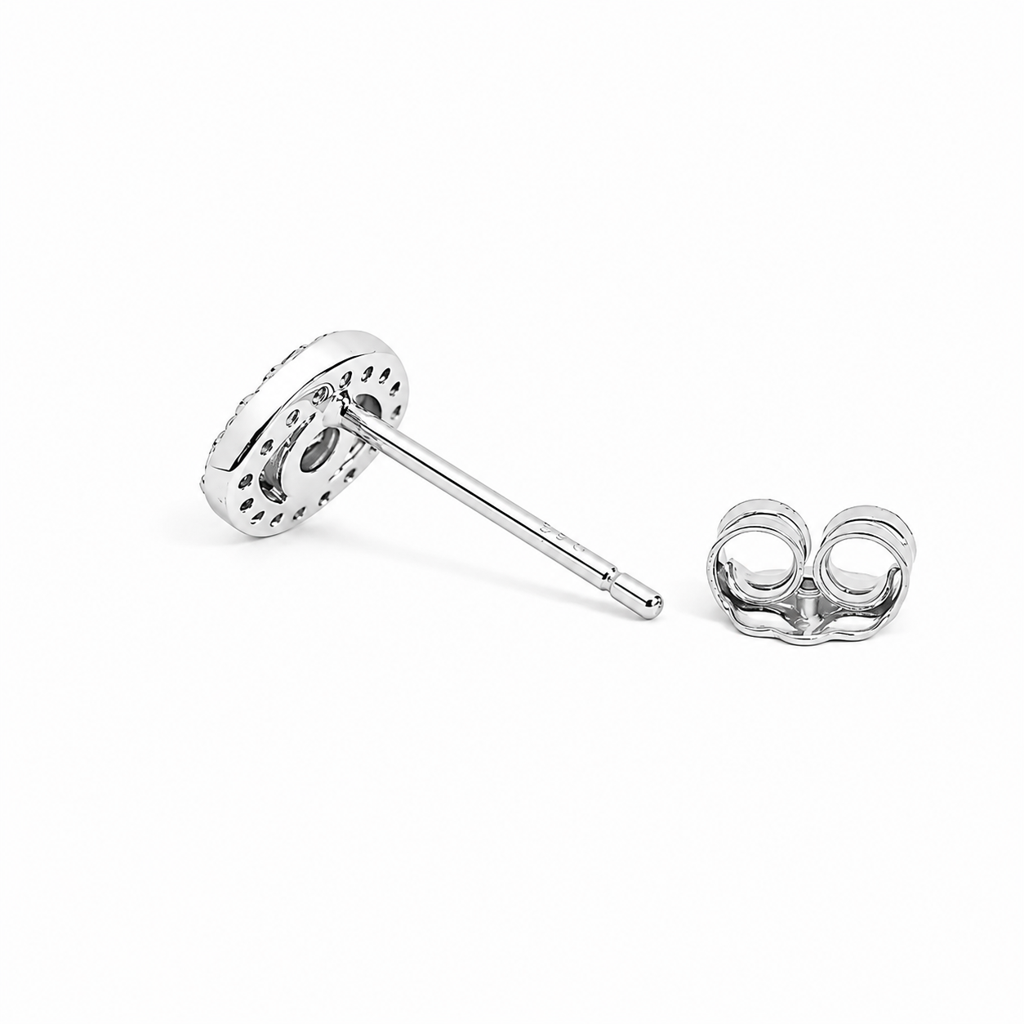 Silver Guardian Eye Stud Earrings : WER00049
