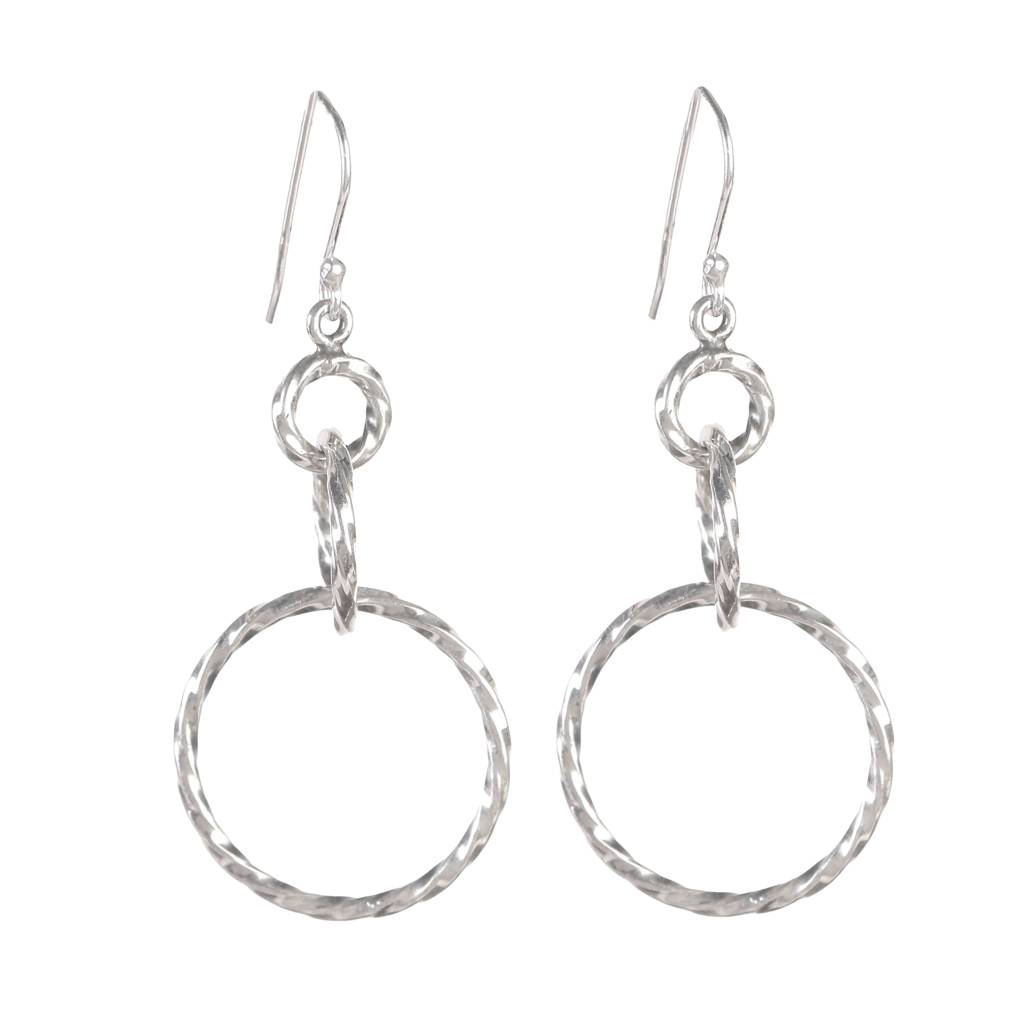 925 Sterling Silver Minimalist Earrings For Women | Classic Silver Jewelry | Elegant Everyday Gift : FU-0902