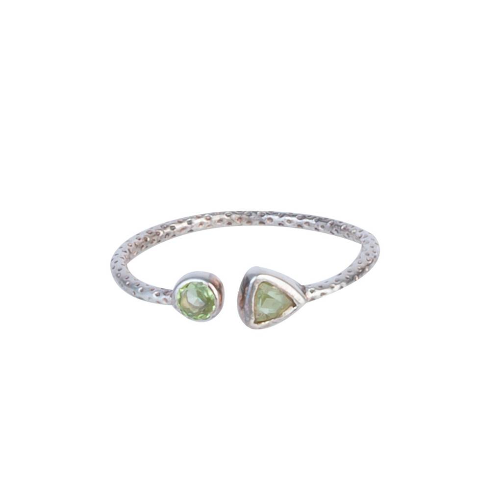 925 Sterling Silver Garnet Ring For Women  | Red Gemstone Ring | Elegant Statement Jewelry : FU-0570
