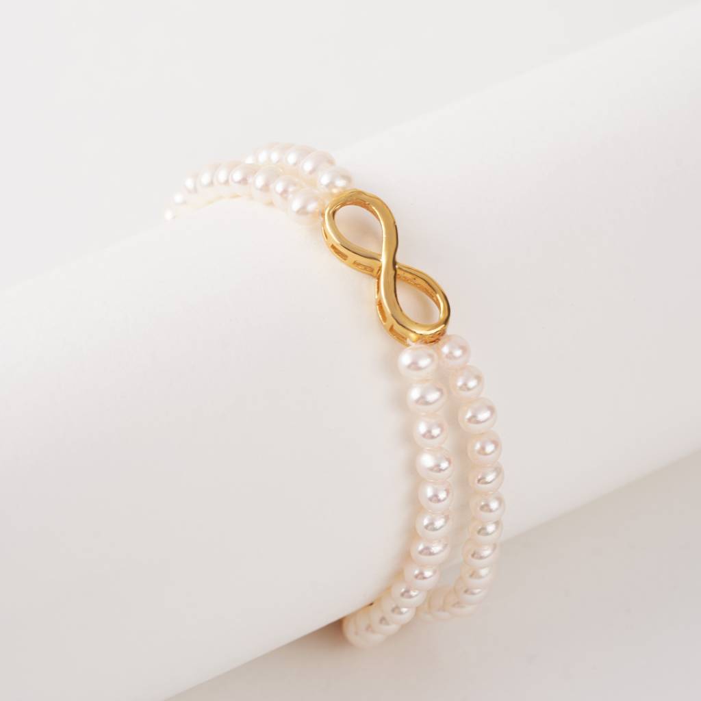 Eien Infinity Freshwater Pearl Bracelet : BRC-EIEN-INFINITY