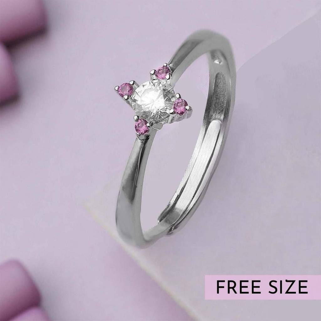 Pinky Swear 925 Silver Ring (Adjustable) : RNG-40024
