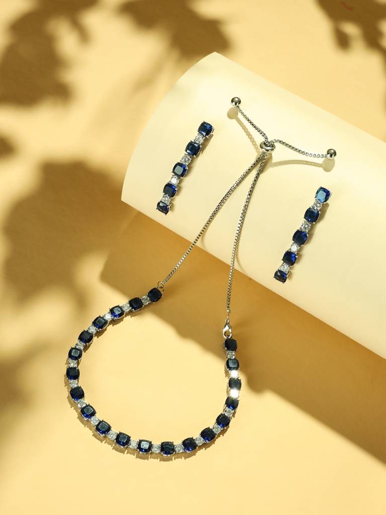 Emerald Diamond Anti Tarnish Elegance Set : YI24A0260N