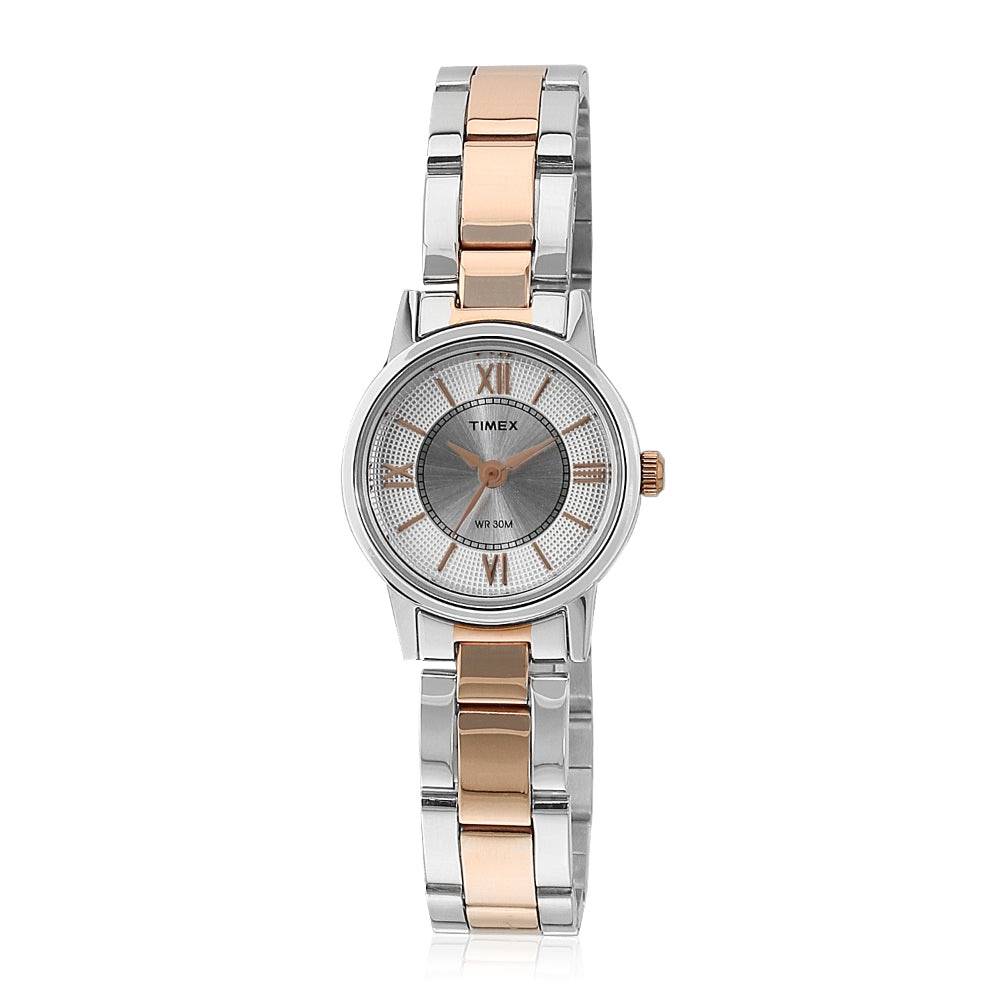 Timex Round Dial Analog Pair Watch : TW00PR213