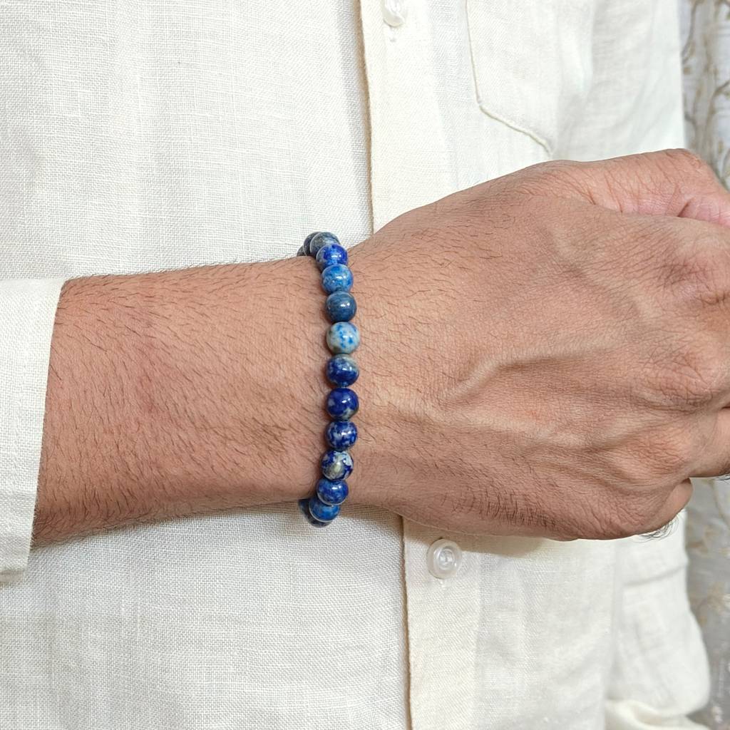 Natural Lapis Lazuli Stone Bracelet : IS-BR-ST-1143