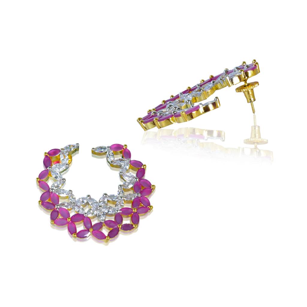 Zirconia Stud Earrings : IE257