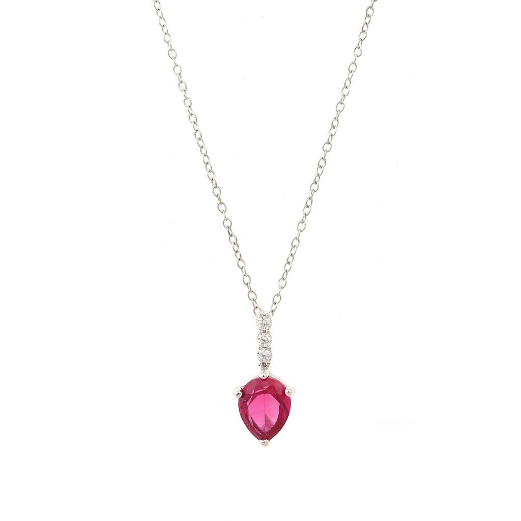 Iski Uski 925 Sterling Silver Ruhi Ruby Pendant
