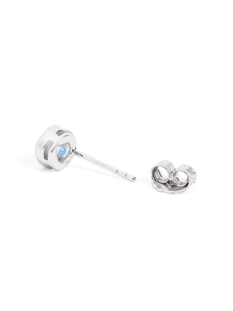 Silver Ocean Spark Studs : WER00051