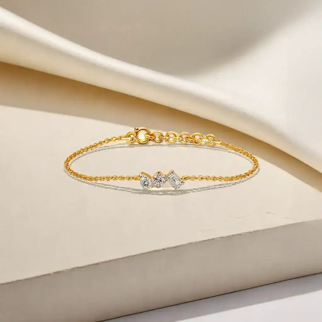 Bracelet Manchette "Toi Et Moi" En Argent - Poinçonné - Occasion