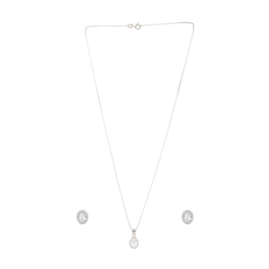 Iski Uski 925 Sterling Silver Vina Pendant Set