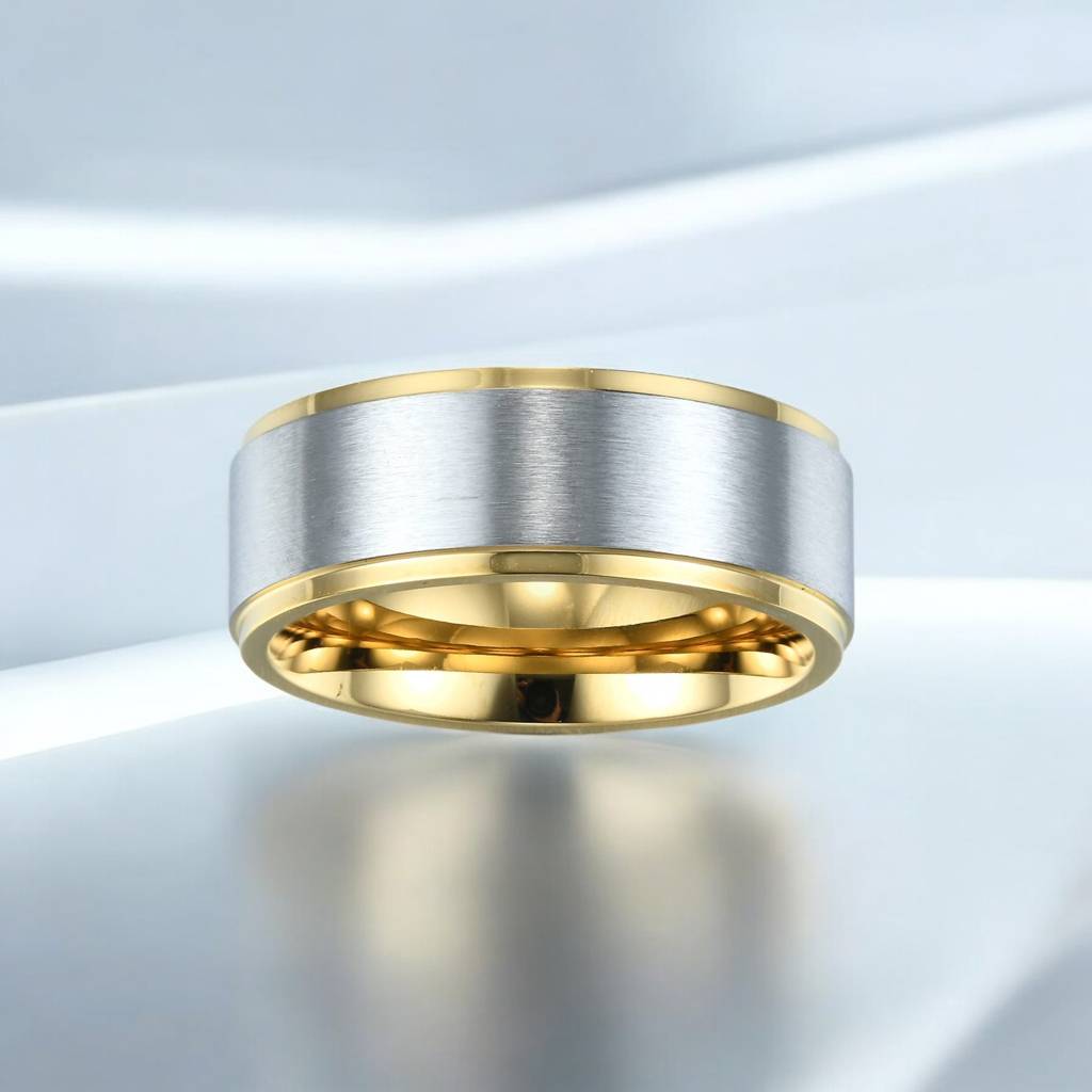 Dual Metal Elegance Ring : CL-RG-MN-04-19