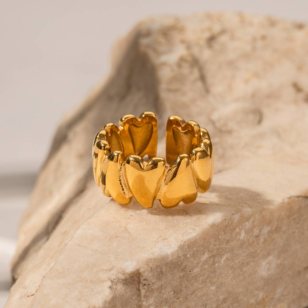 Hearts Of Gold Ring : HeartsofGold-JD-RG-FG-04