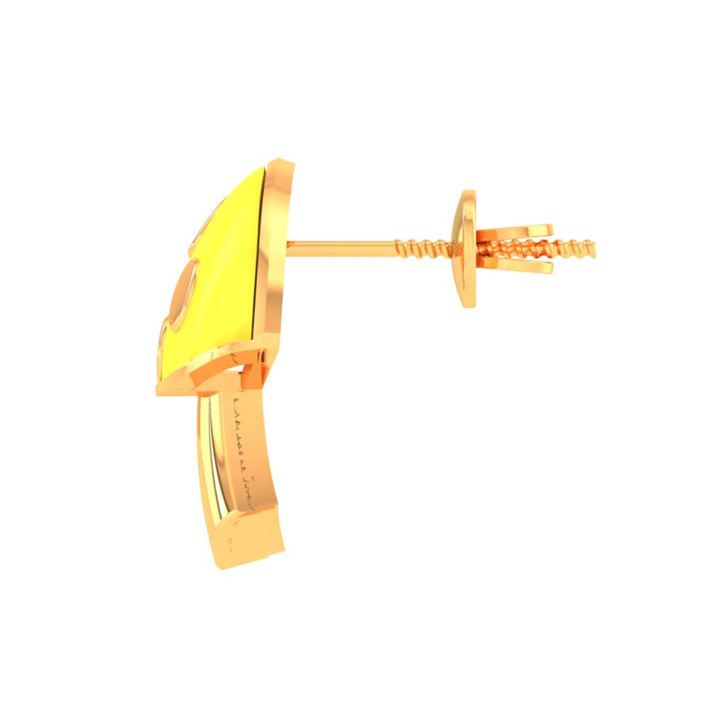 925 Pure Silver Mushroom Inspired Stud Earrings For Girls And Kids : TWP1306