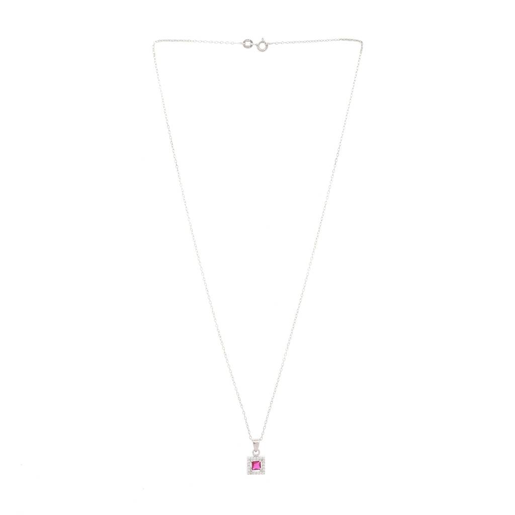 Iski Uski 925 Sterling Silver Evika Ruby Pendant