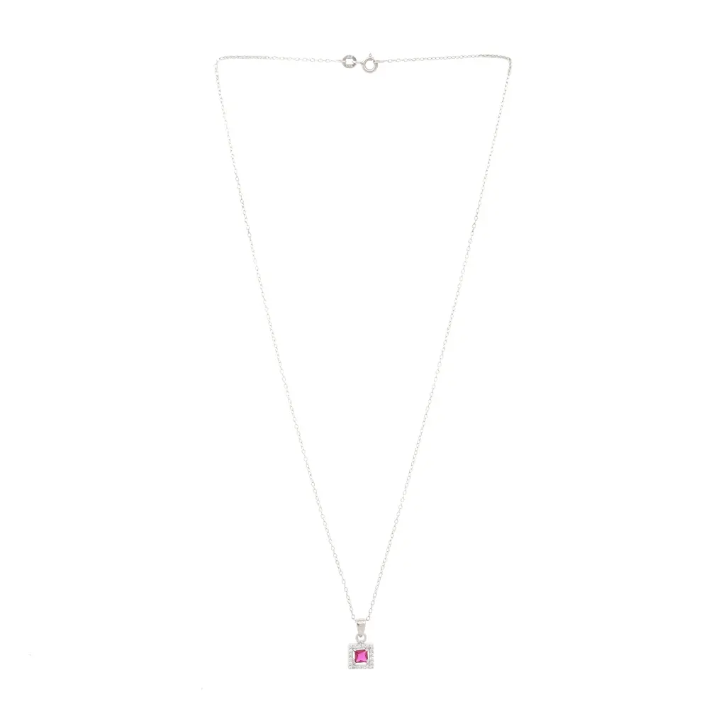 Iski Uski 925 Sterling Silver Evika Ruby Pendant