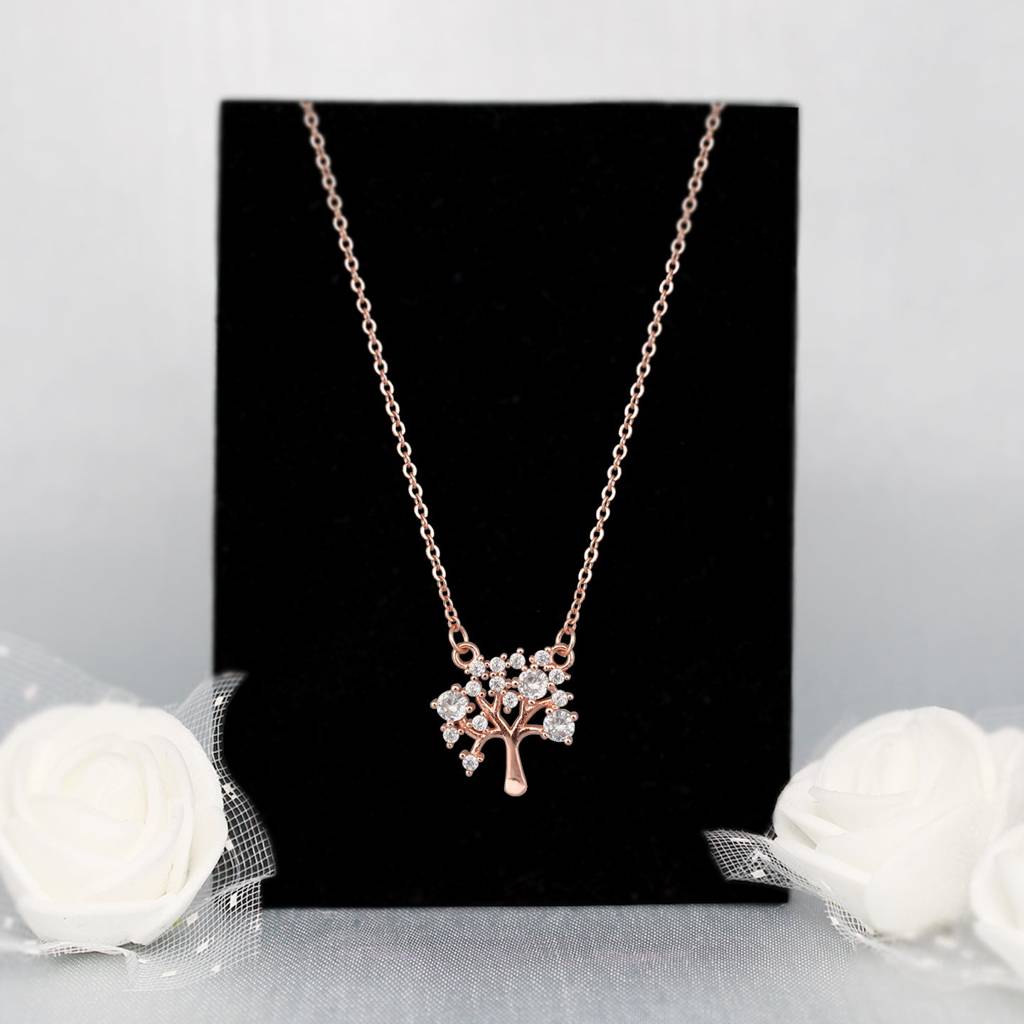 Rose Gold Tree Of Life Necklace : PD092