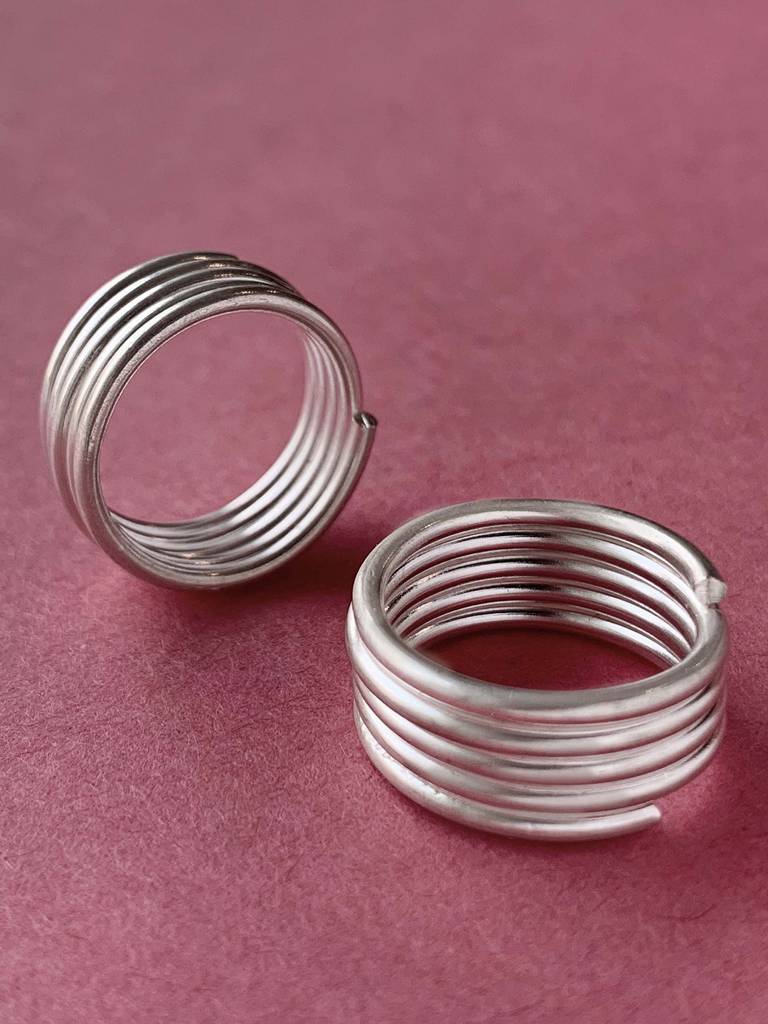 Silver Spring Toe Ring( Pair) : U100SO009TR0080