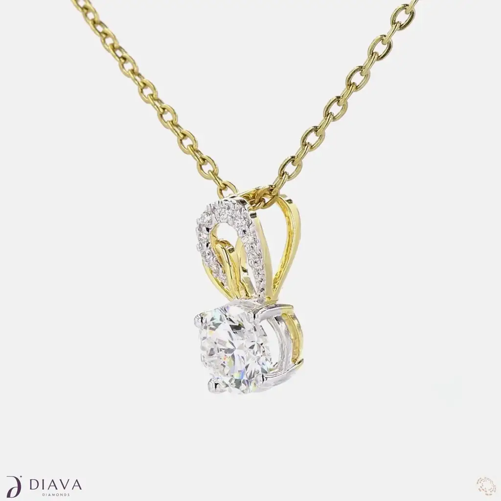 Eternal Loop Solitaire Pendant : EternalLoopSolitairePendant