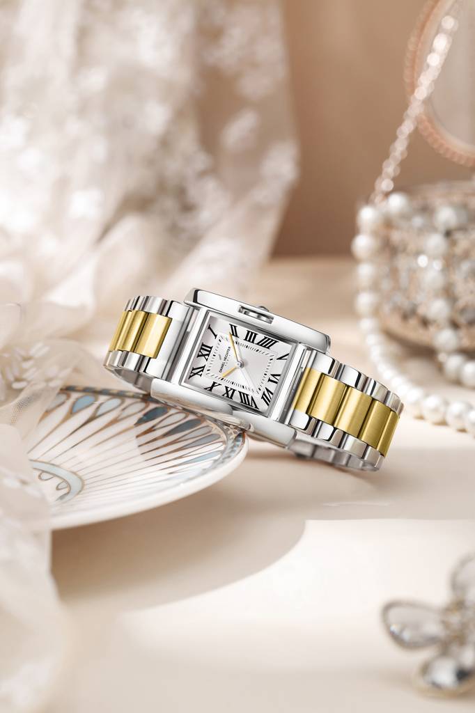 Daniel Hechter Paris Opera Collection Square Dial Watch For Women With Roman Indices And Stainless Steel Strap-Dh : DHW2004-44