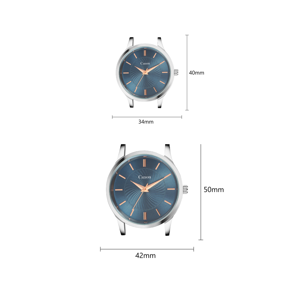 Eternal Couple Watch Set | Silver & Blue 486 : CN-486
