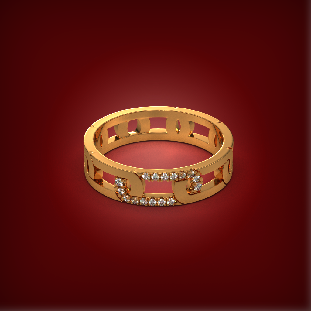 Marina Pavã© Link Ring | 925 Sterling Silver : DF85GA