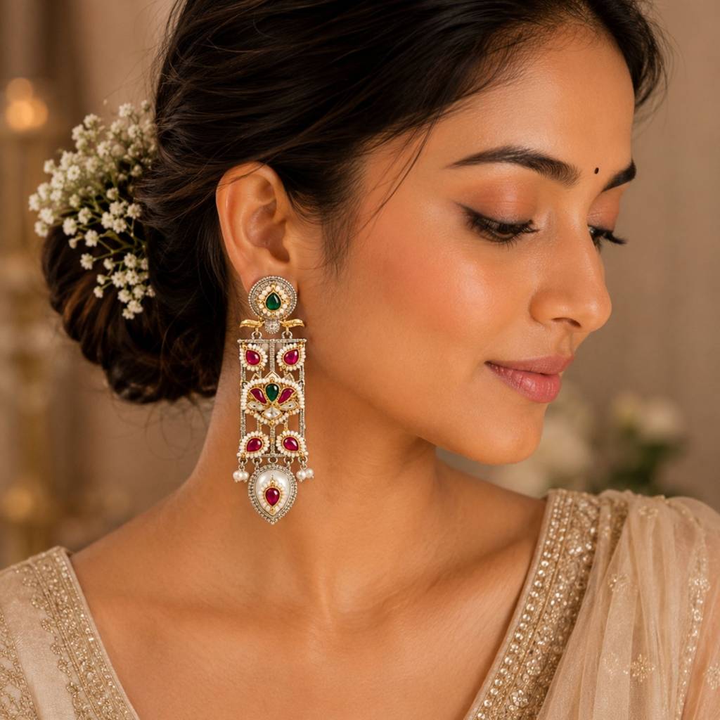 Nandita Designer Pachi Earrings : PAS012