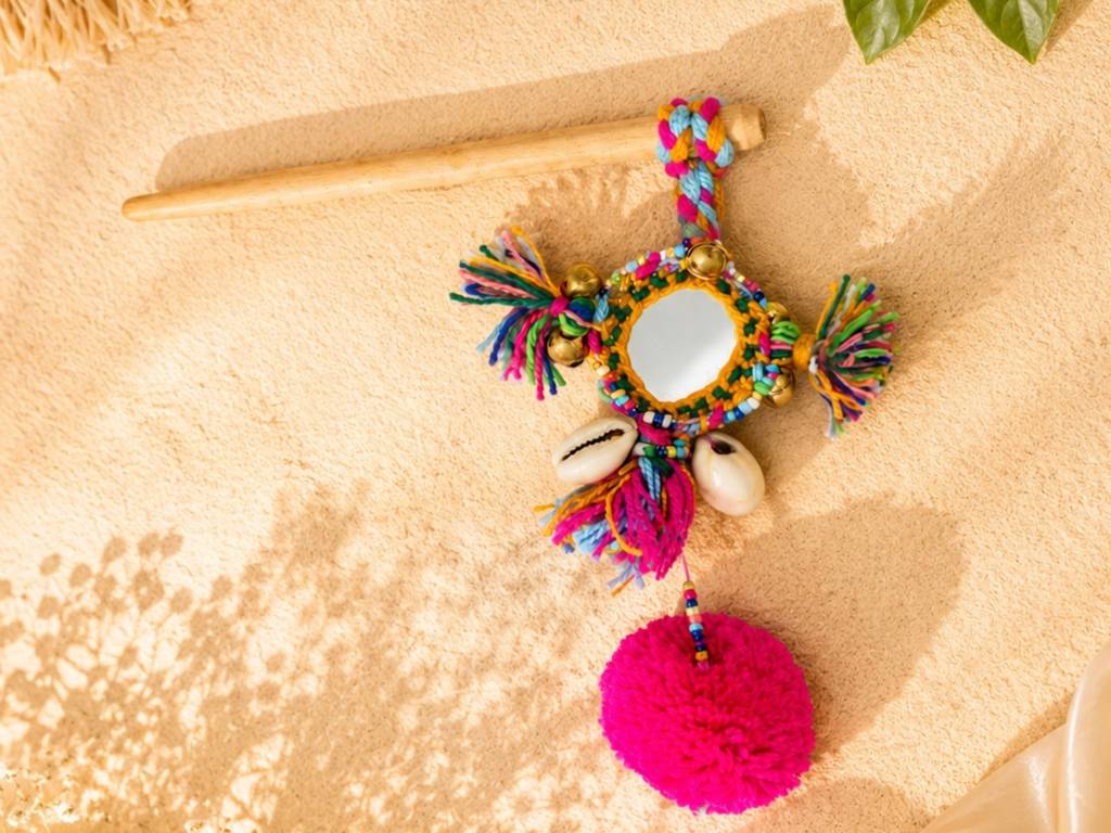 Boho Mirror Juda & Décor Hanging Charm For Women : BOHO05