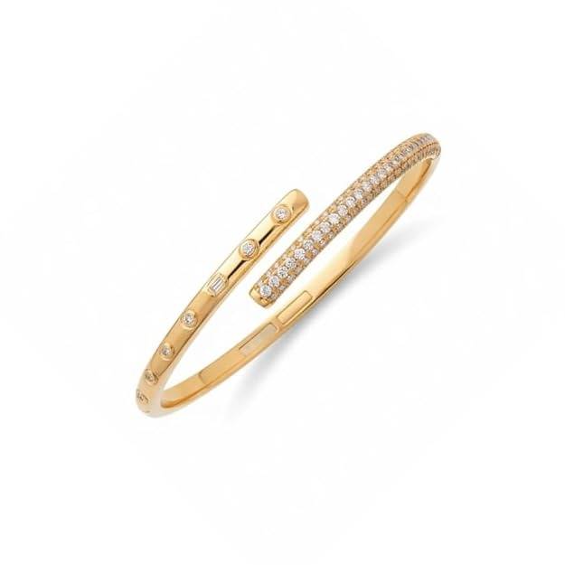 Crystal Aria Bangle Bracelet For Women | Elegant Crystal Bangle Jewellery : 2814390365