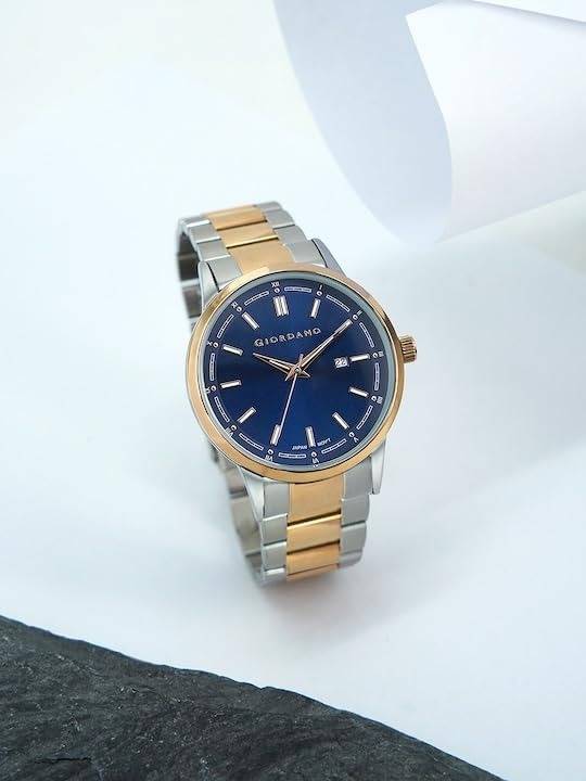 Analog Stylish Watch For Men & Boys Water Resistant Fashion Watch Round Shape With 3 Hand Mechanism Wrist Watch  : GZ-50094-33