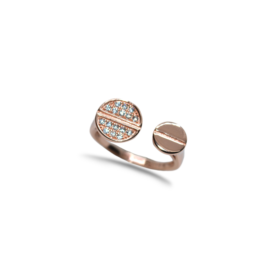 Rose Gold Adjustable Ring : 437