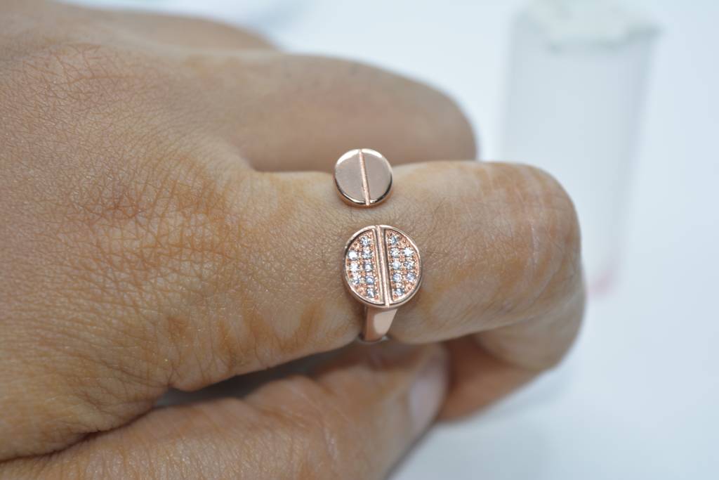 Rose Gold Adjustable Ring : 437