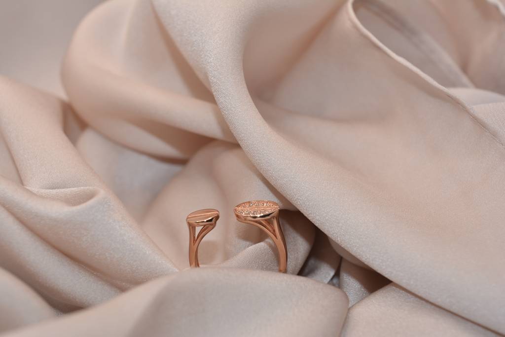Rose Gold Adjustable Ring : 437