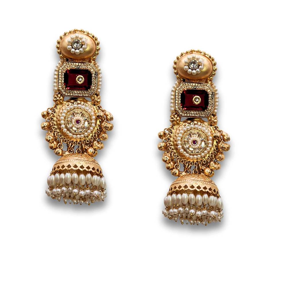 Advika Kashmiri Jhumka Earrings : ER036