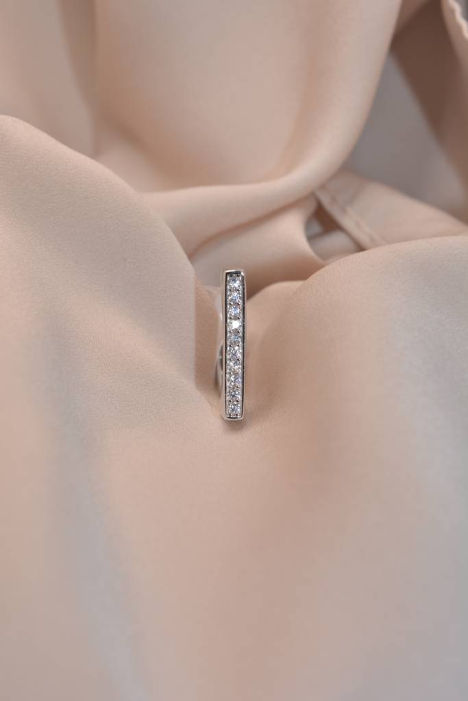 White Gold Stardust Ring : 453