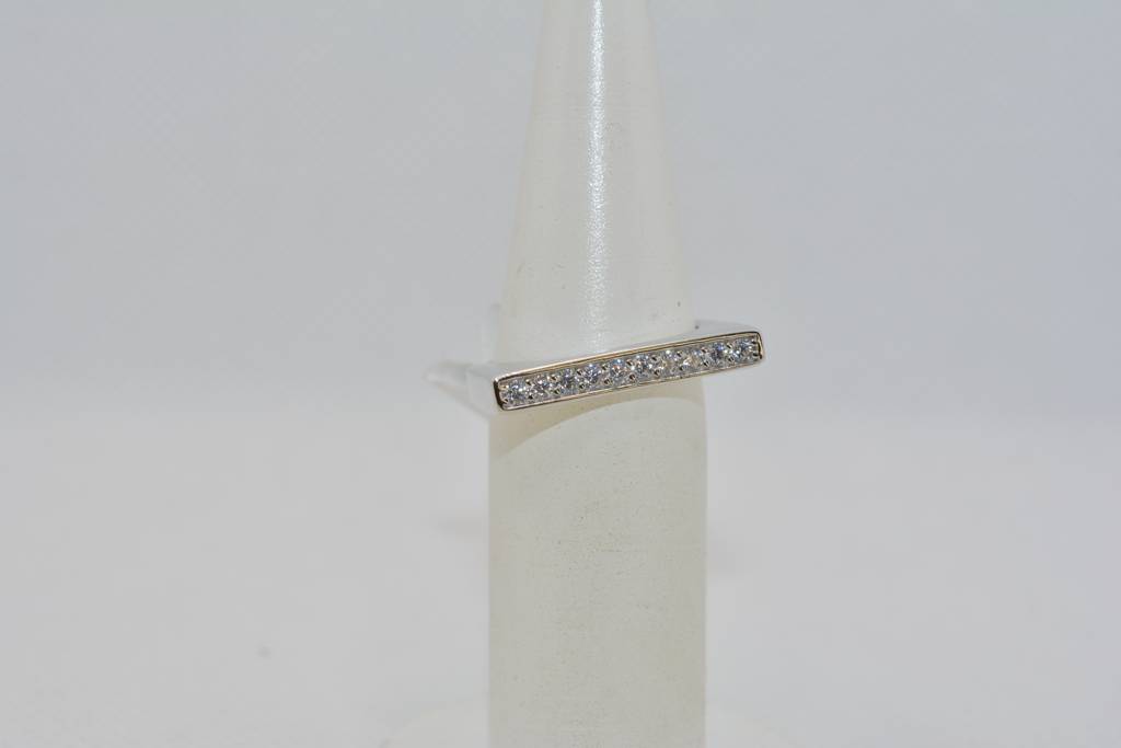 White Gold Stardust Ring : 453