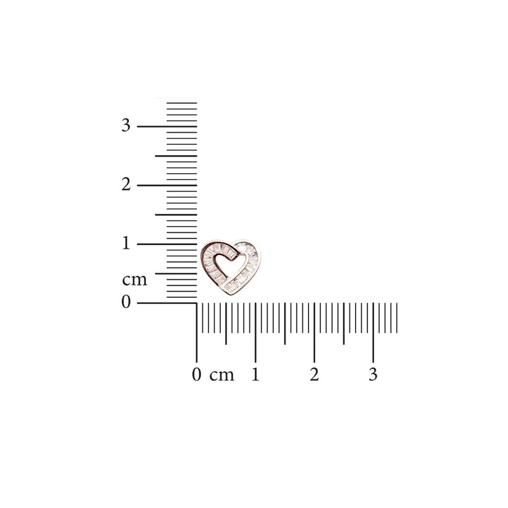 Sweetheart: 925 Sterling Silver Heart Earrings For Women : 45EA