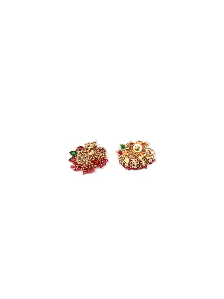Luxurious Temple Radha Krishna Hydra Necklace Set : W09RED