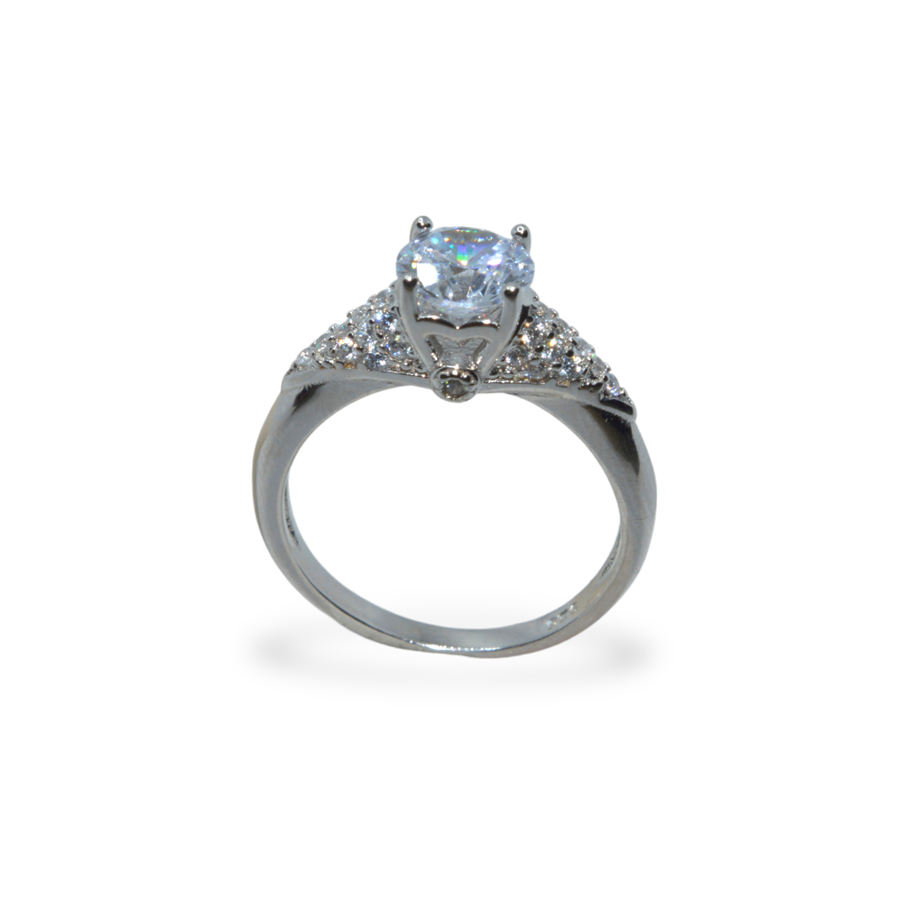 Sparkling Solitaire Charm Ring : 462