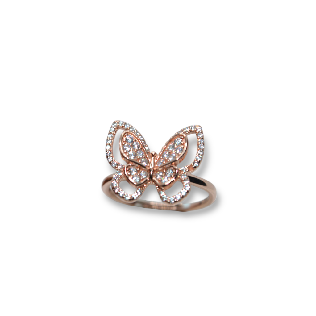 Rose Gold Butterfly Ring : 470