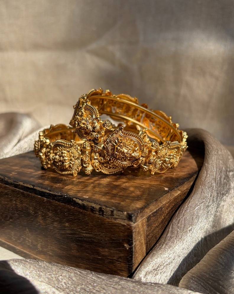 Lakshita Temple Bangle Set : PR-178B
