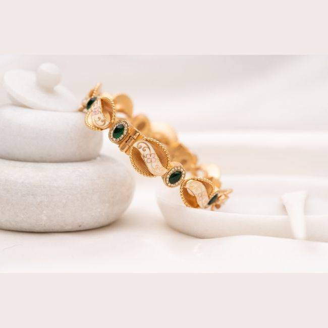 Raha Meenakari Bangle : PA-2080