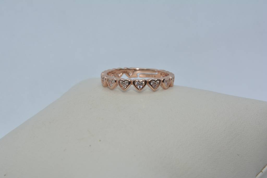 Shimmering Heart Band Ring : 492