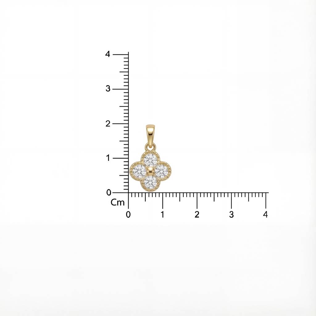 Korean The Clover Blossom Pearl : YUFSNL243