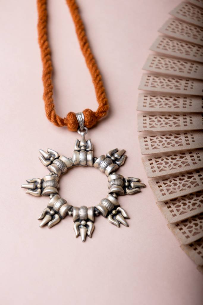 Anvaya Trishul Statement Shiva Necklace : SN2035