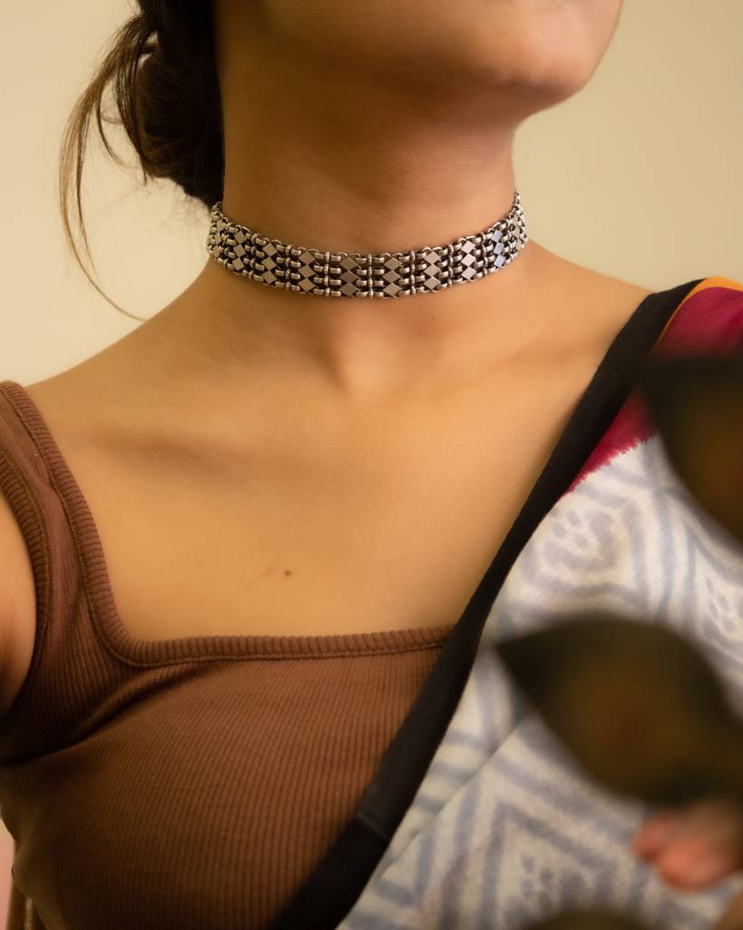 Mizoya Intricate Jali Versatile Choker : SN22146