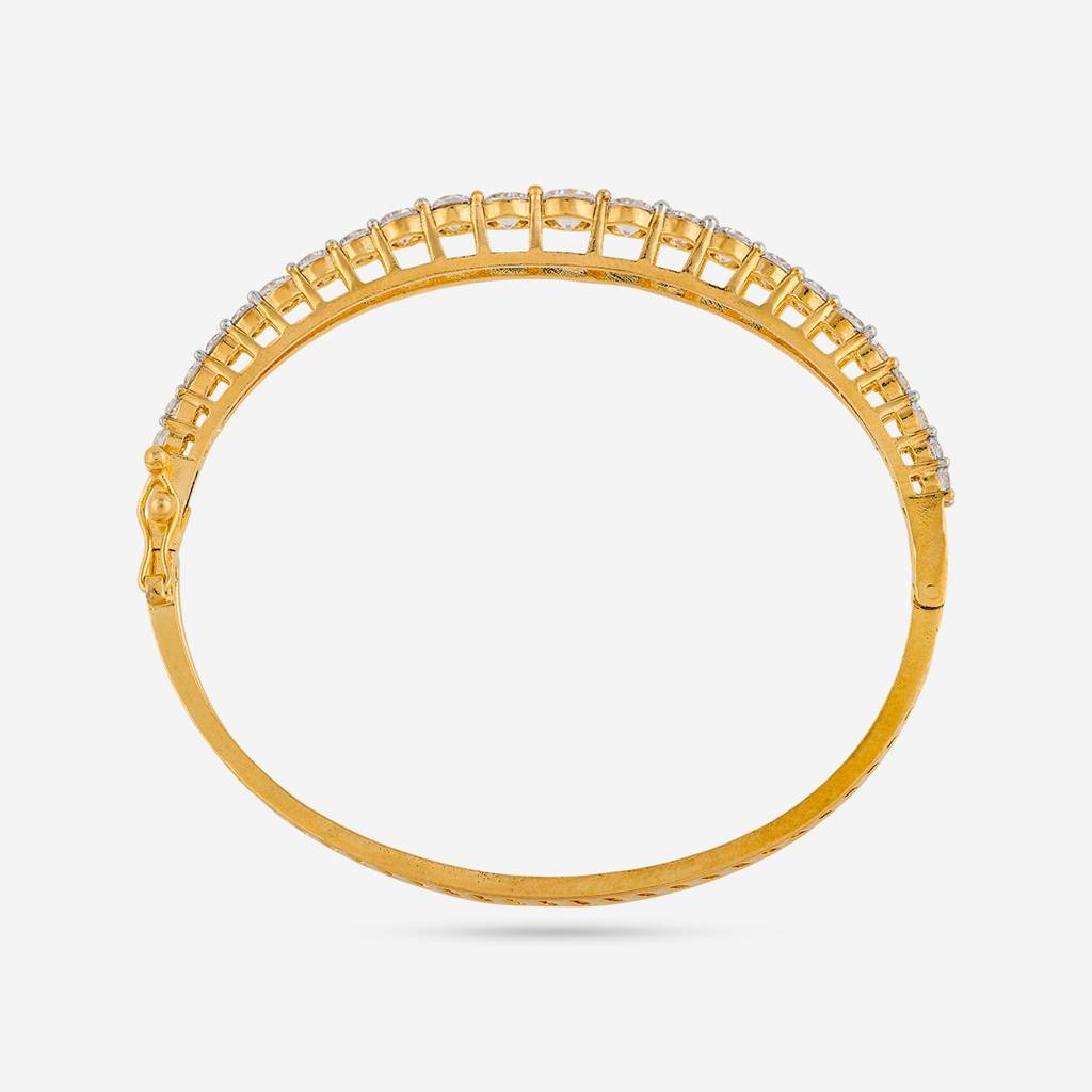 White Party Wear Zircon Kada - 457721 : 457722