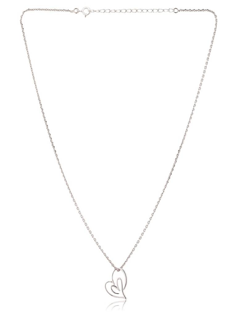 Valentine’S Day Open Hearts In Harmony Sterling Silver Pendant : 8905124575064