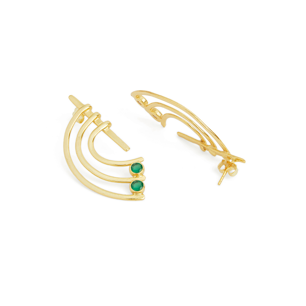 Melody Danglers With Green Onyx : ESMD-GO